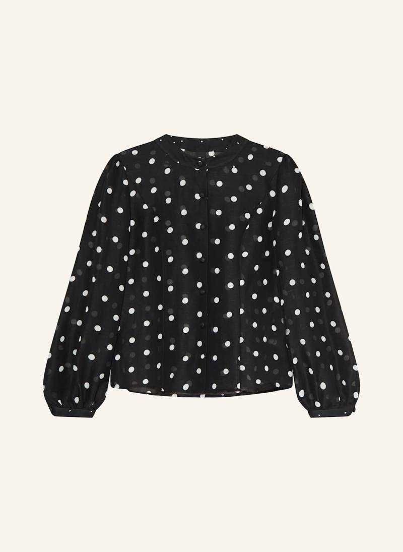 Marc Cain Bluse Mit Leinen Und Seide schwarz von Marc Cain