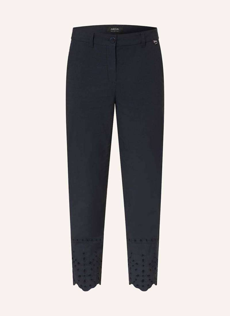 Marc Cain Hose Franca Mit Lochspitze blau von Marc Cain