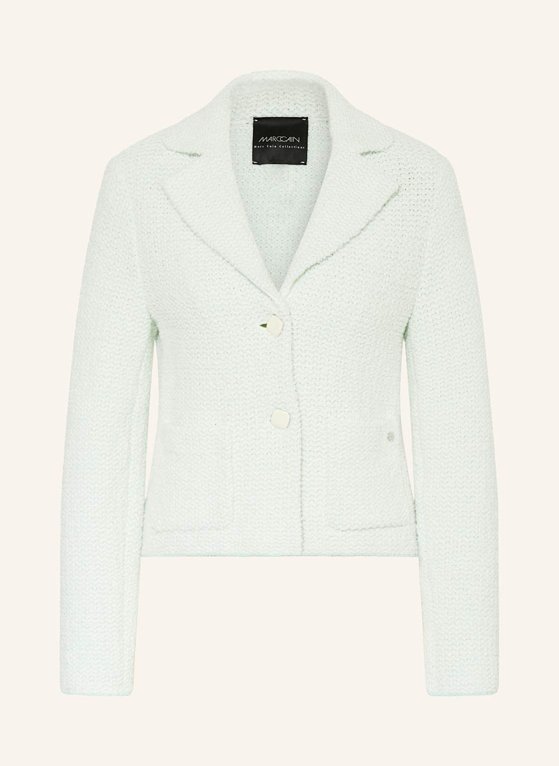 Marc Cain Kastenjacke Aus Bouclé gruen Marc Cain Kastenjacke Aus Bouclé gruen von Marc Cain