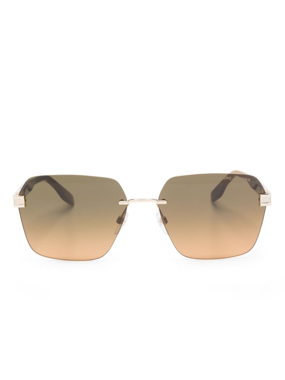 Marc Jacobs Eyewear 713/S geometric-frame sunglasses - Brown von Marc Jacobs Eyewear