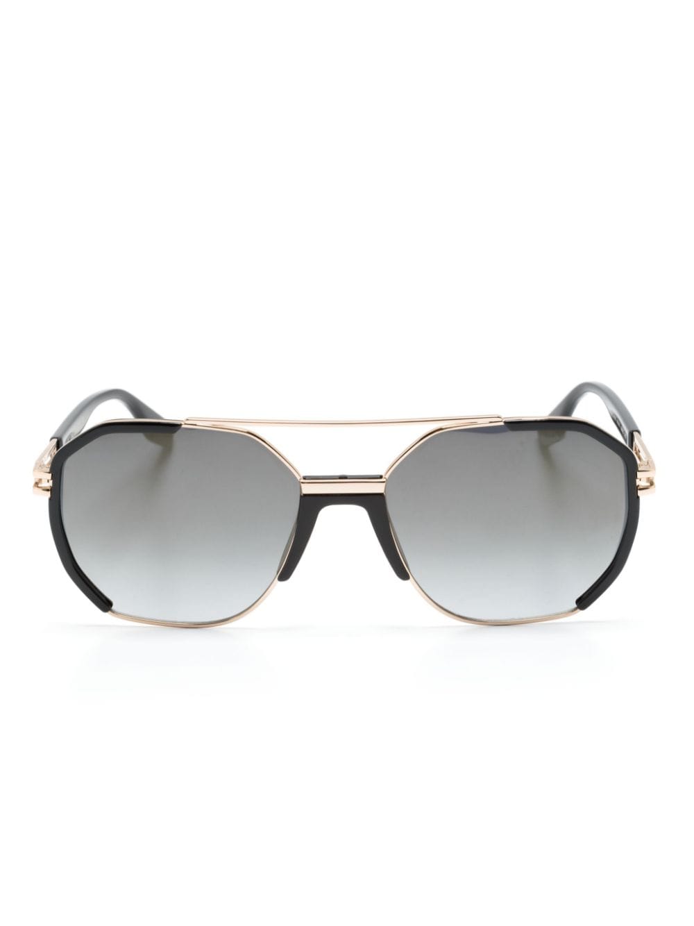 Marc Jacobs Eyewear gometric-frame gradient suglasses - Black von Marc Jacobs Eyewear