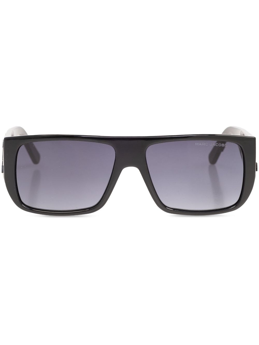Marc Jacobs Eyewear logo-embossed rectangle-frame sunglasses - Black von Marc Jacobs Eyewear