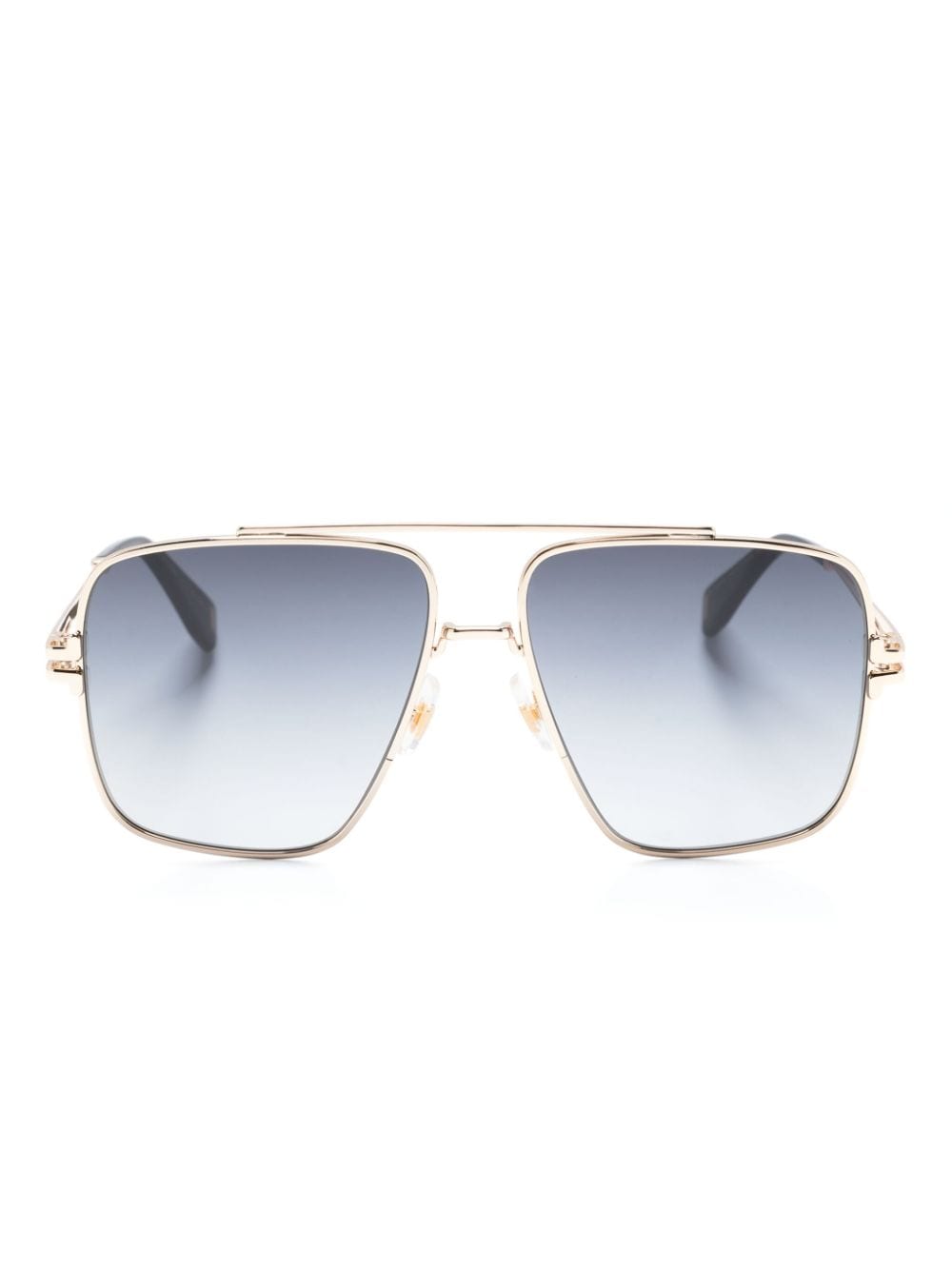 Marc Jacobs Eyewear logo-engraved navigator-frame sunglasses - Black von Marc Jacobs Eyewear