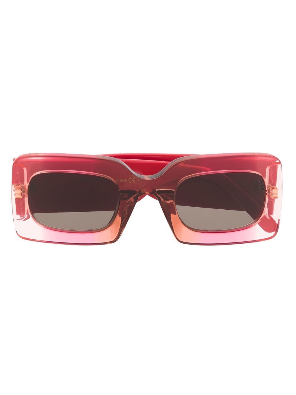 Marc Jacobs Eyewear square tinted sunglasses - Red von Marc Jacobs Eyewear