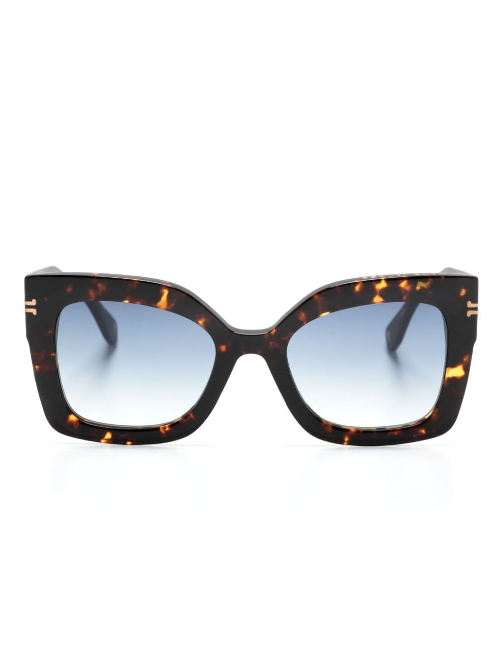 Marc Jacobs Eyewear tortoiseshell-effect rectangular-frame sunglasses - Brown von Marc Jacobs Eyewear