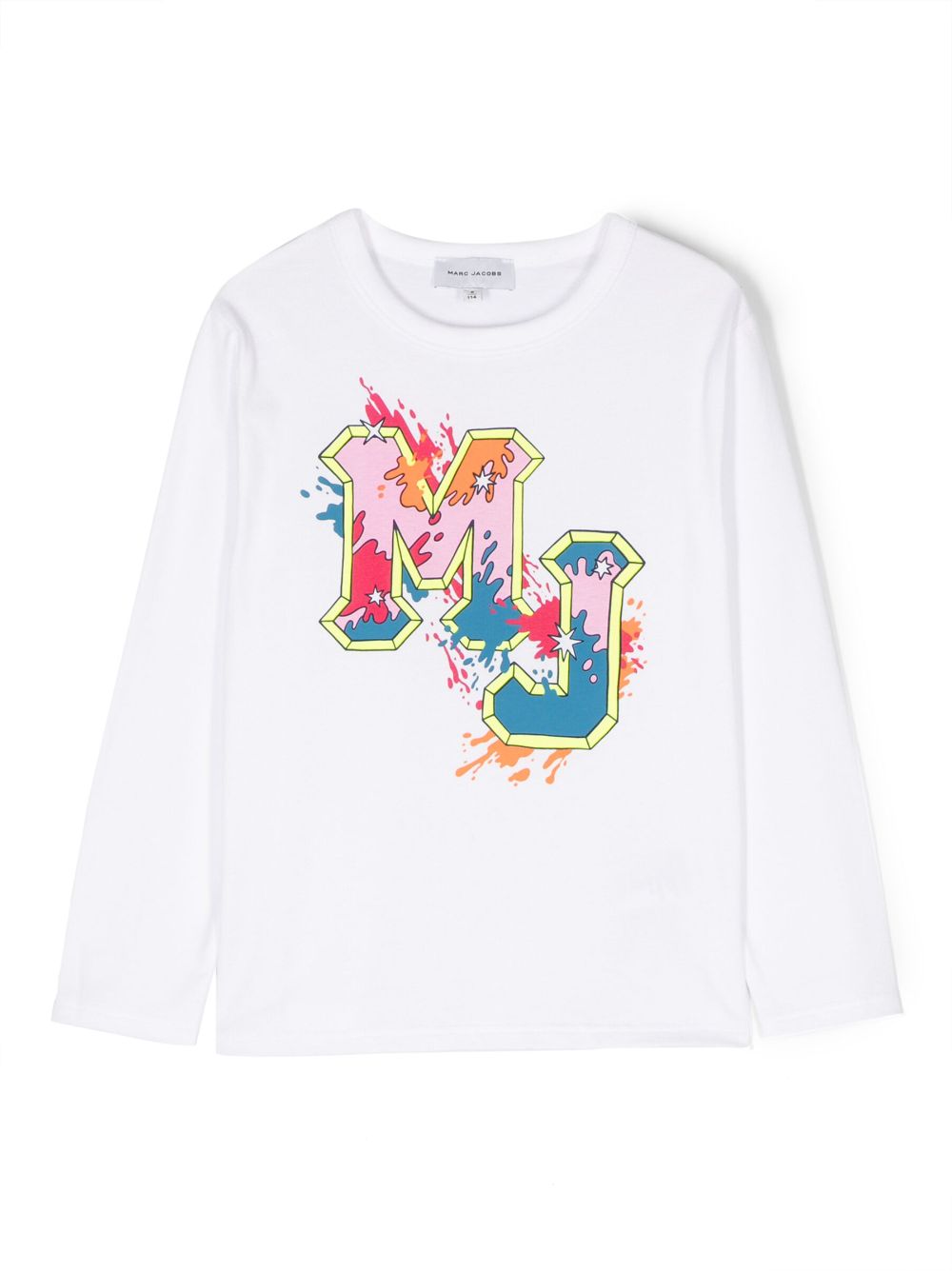 Marc Jacobs Kids Hip Hop-print jersey top - White von Marc Jacobs Kids