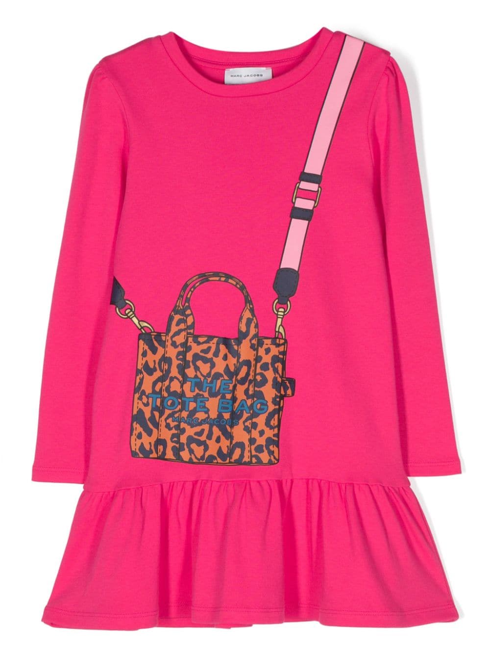 Marc Jacobs Kids bag-print cotton dress - Pink von Marc Jacobs Kids