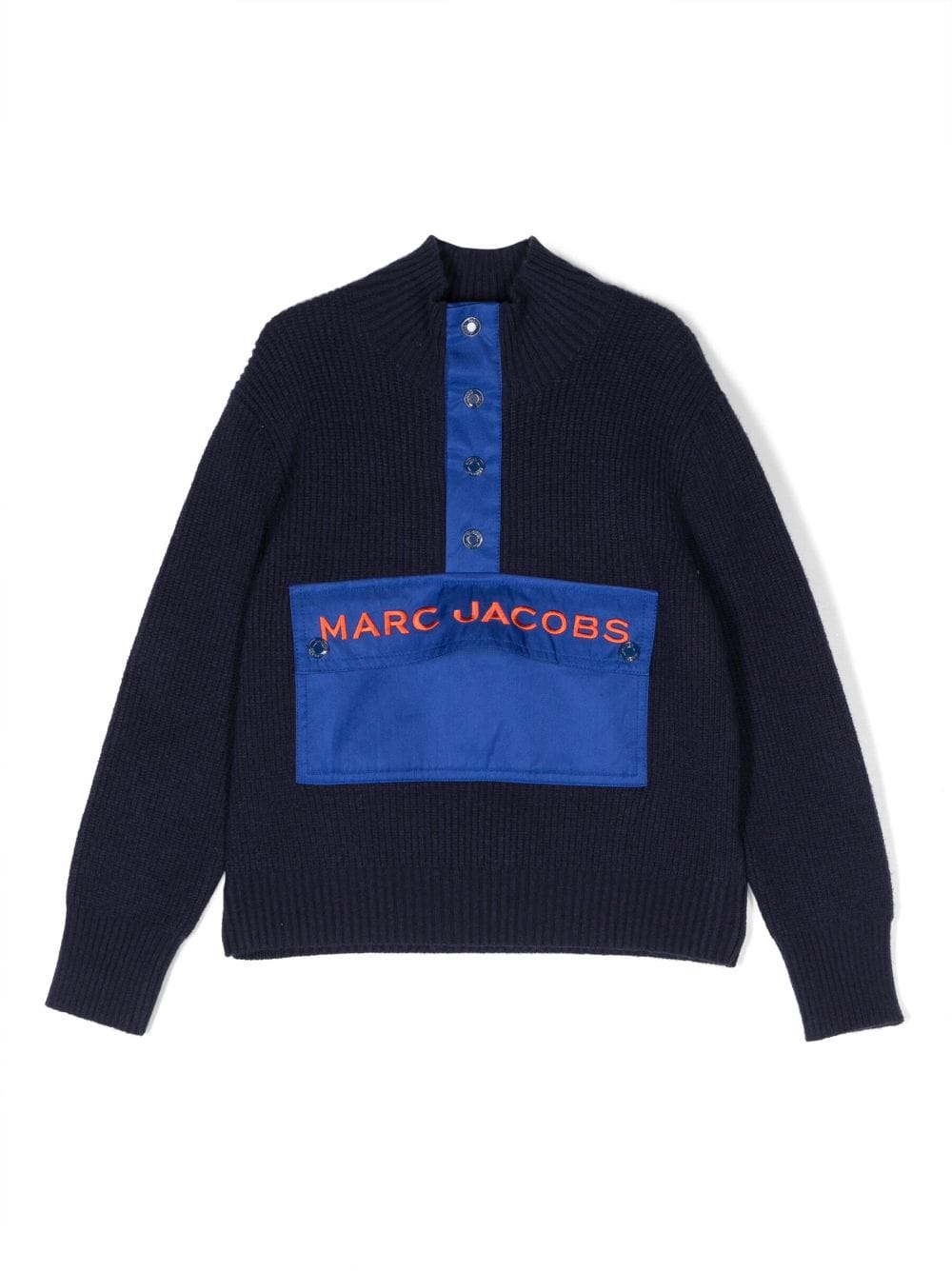 Marc Jacobs Kids button-placket knit top - Blue von Marc Jacobs Kids