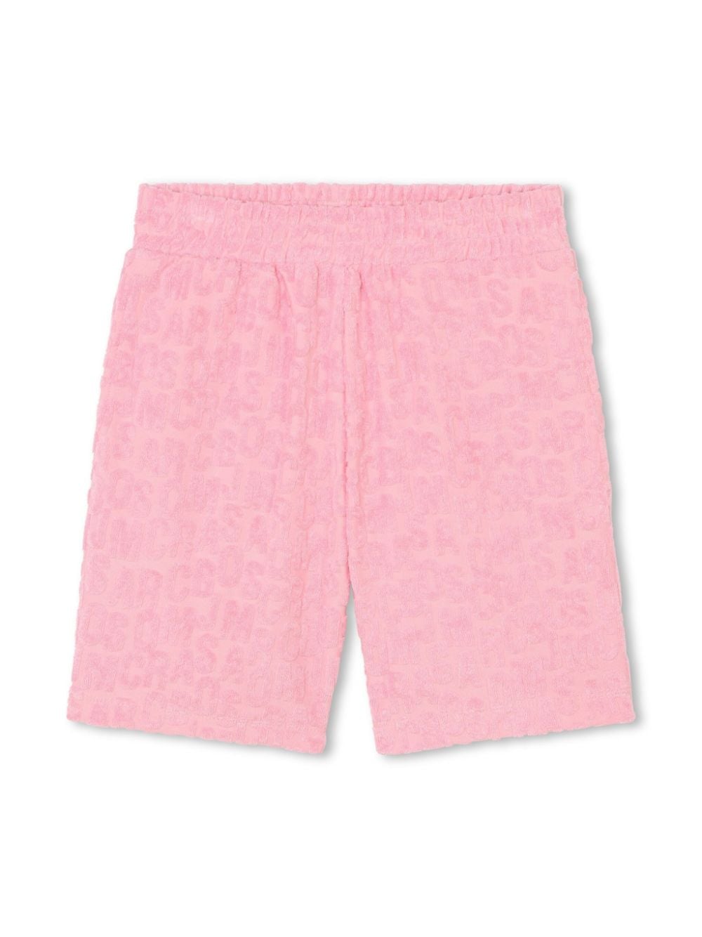 Marc Jacobs Kids elasticated-waist devoré-effect shorts - Pink von Marc Jacobs Kids