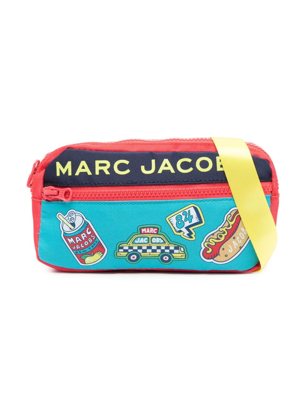 Marc Jacobs Kids graphic-print belt bag - Blue von Marc Jacobs Kids