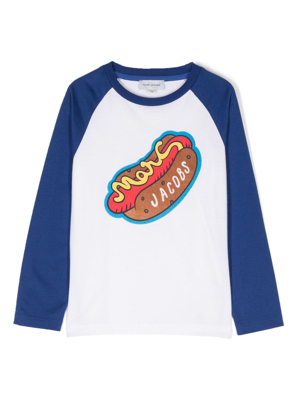 Marc Jacobs Kids graphic-print raglan-sleeved T-shirt - White von Marc Jacobs Kids