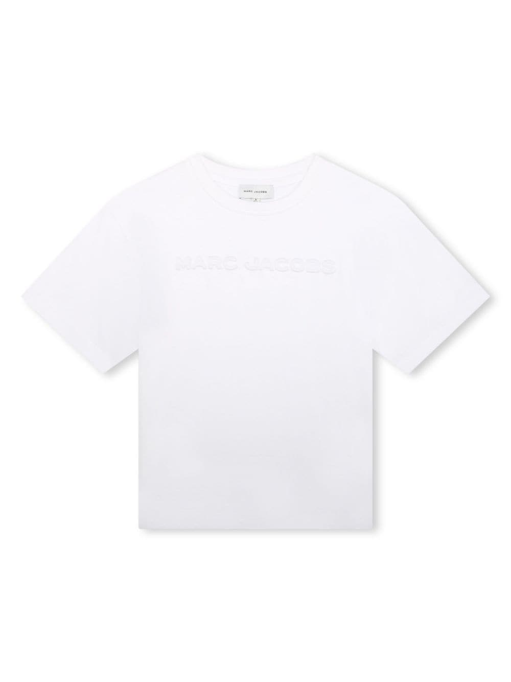 Marc Jacobs Kids logo-embossed cotton T-shirt - White von Marc Jacobs Kids