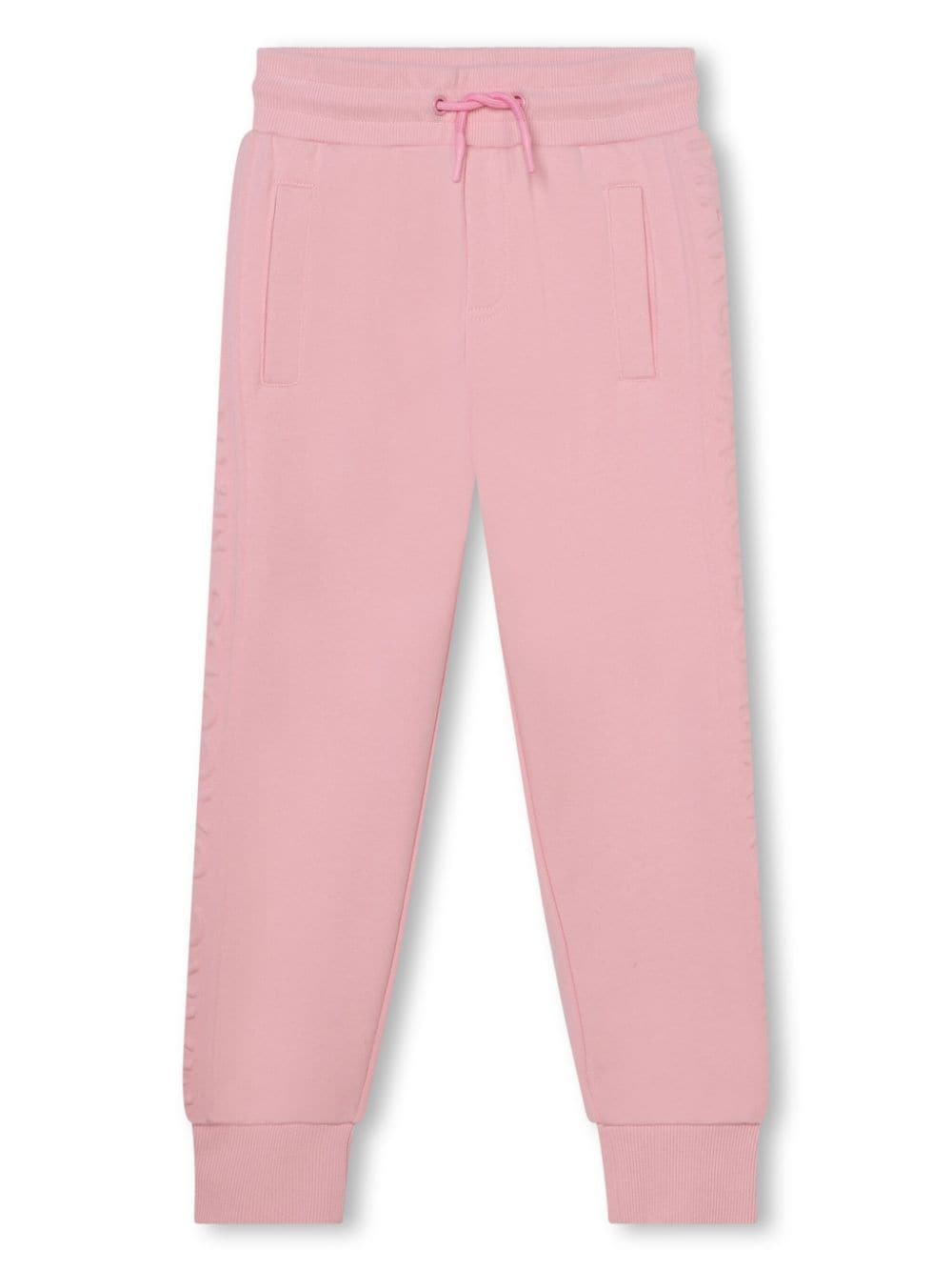 Marc Jacobs Kids logo-embossed cotton track pants - Pink von Marc Jacobs Kids