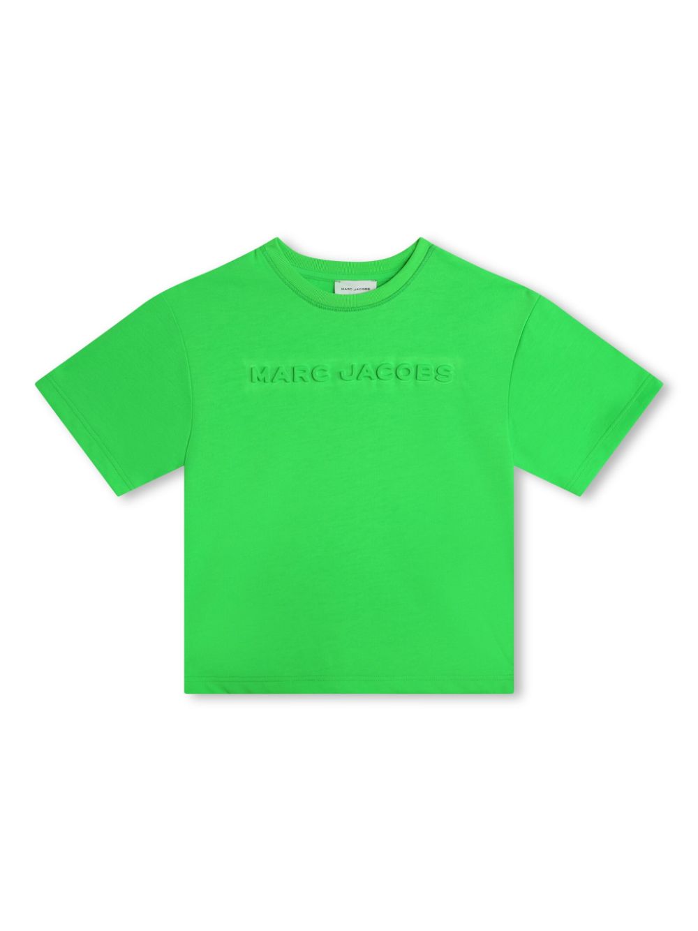 Marc Jacobs Kids logo-embossed crew-neck T-shirt - Green von Marc Jacobs Kids