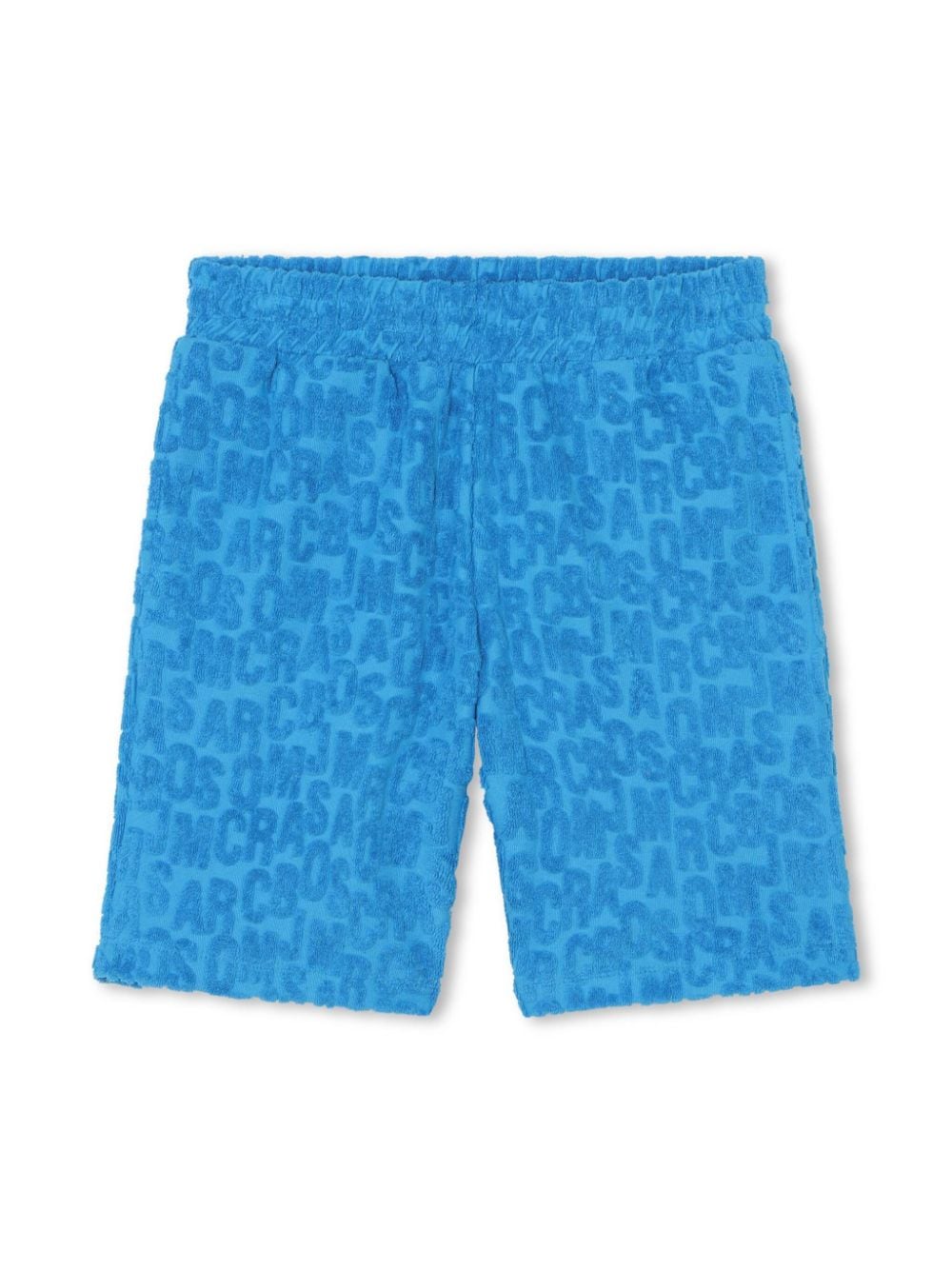 Marc Jacobs Kids logo-embossed towelling-finish shorts - Blue von Marc Jacobs Kids