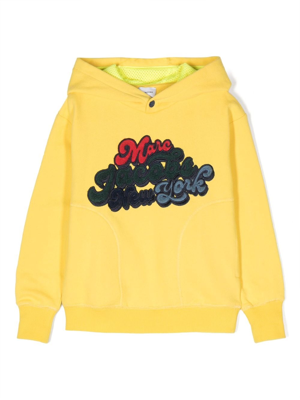 Marc Jacobs Kids logo-embroidered hoodie - Yellow von Marc Jacobs Kids