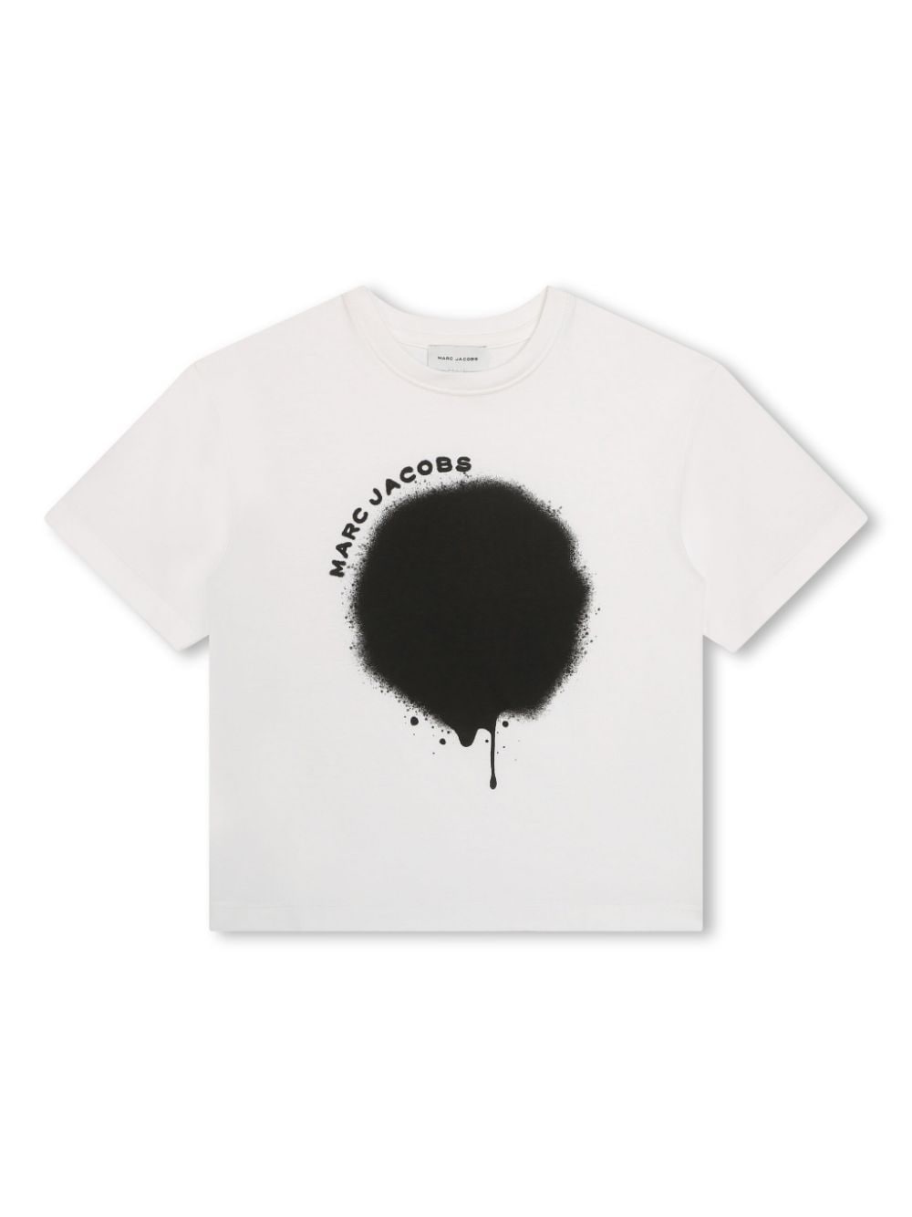 Marc Jacobs Kids logo ink-print cotton T-shirt - White von Marc Jacobs Kids