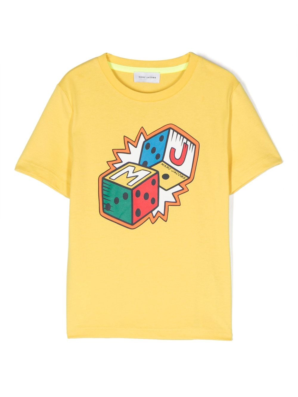 Marc Jacobs Kids logo-print cotton T-shirt - Yellow von Marc Jacobs Kids