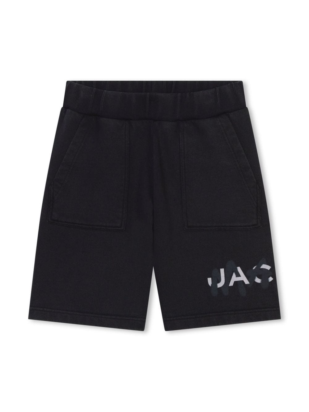 Marc Jacobs Kids logo-print cotton shorts - Black von Marc Jacobs Kids