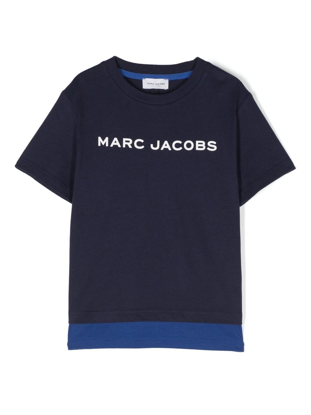 Marc Jacobs Kids logo-print cotton t-shirt - Blue von Marc Jacobs Kids