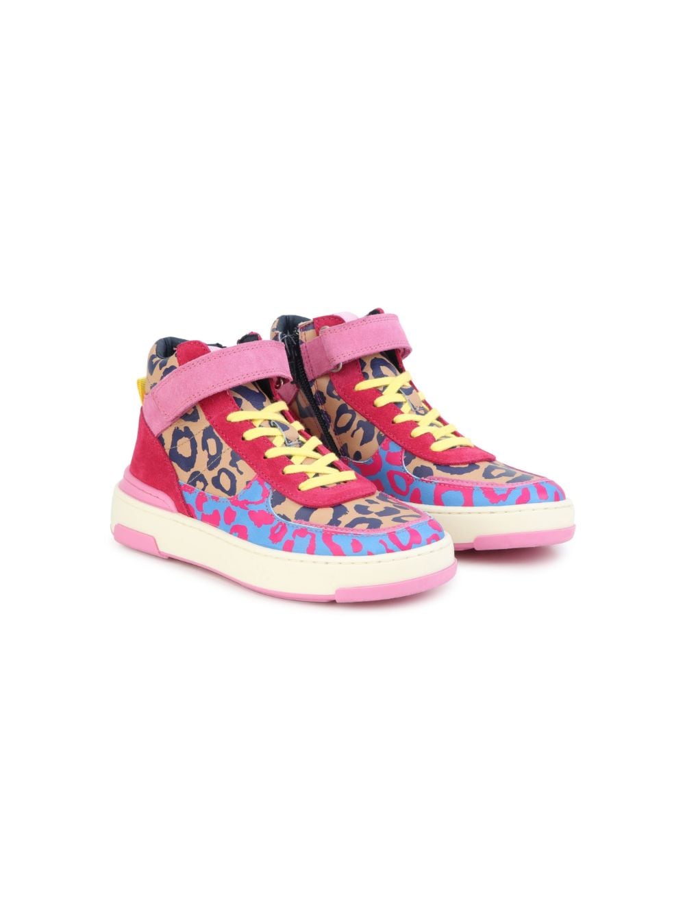 Marc Jacobs Kids logo-print hi-top sneakers - Pink von Marc Jacobs Kids