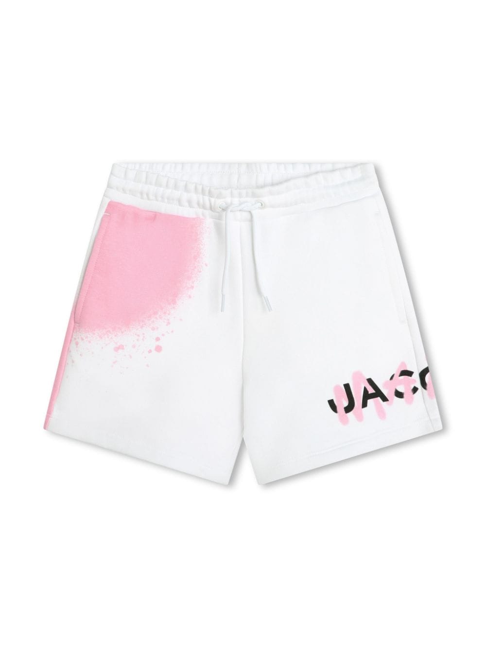 Marc Jacobs Kids logo-print organic cotton-blend shorts - White von Marc Jacobs Kids