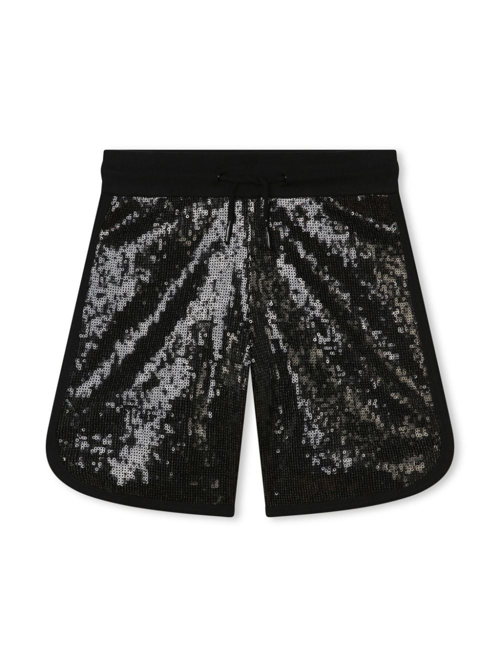 Marc Jacobs Kids sequin-embellished drawstring shorts - Black von Marc Jacobs Kids