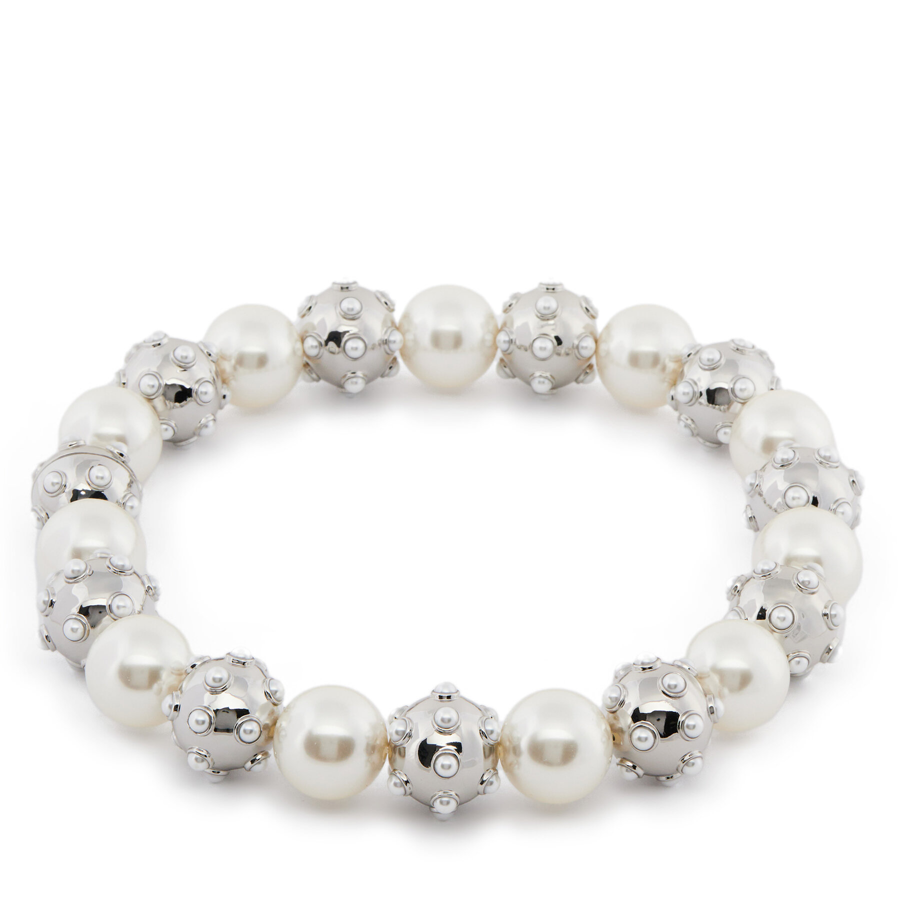 Halskette Marc Jacobs Pearl Dot Statement Neklace 2R3JNC001J52 Silberfarben Halskette Marc Jacobs Pearl Dot Statement Neklace 2R3JNC001J52 Silberfarben von Marc Jacobs