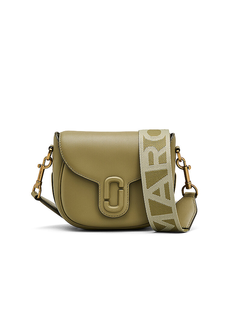 MARC JACOBS Ledertasche - Mini Bag THE SMALL SADDLE BAG olive von Marc Jacobs