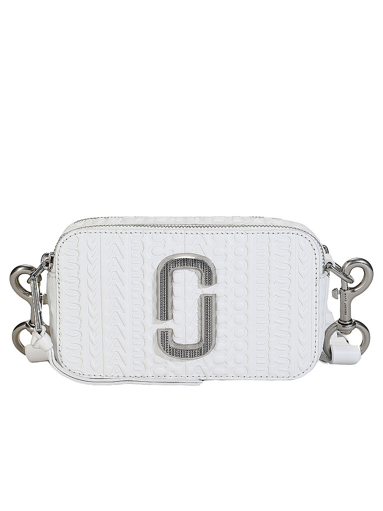 MARC JACOBS Ledertasche - Mini Bag THE SNAPSHOT weiss von Marc Jacobs