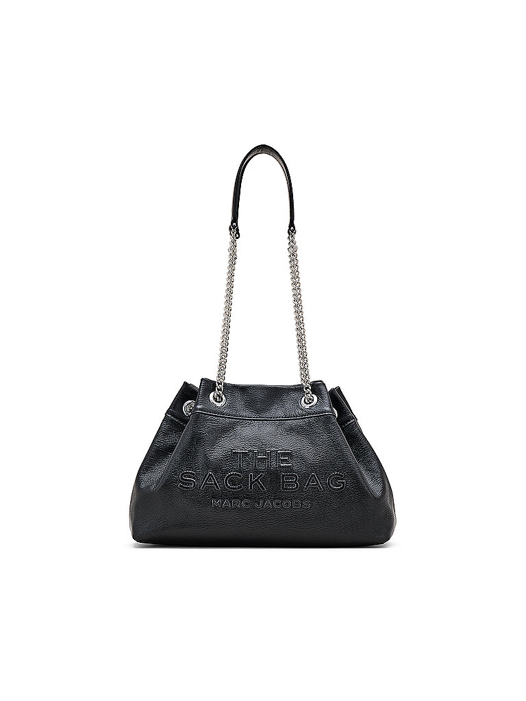 MARC JACOBS Ledertasche - Shopper THE CHAIN SACK schwarz von Marc Jacobs