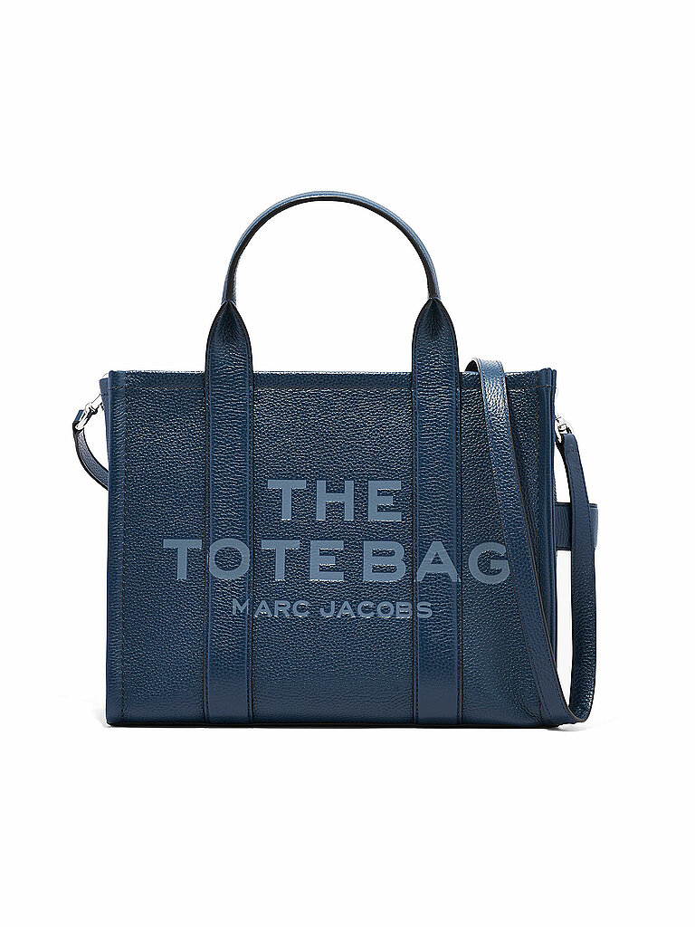 MARC JACOBS Ledertasche - Tote Bag THE MEDIUM TOTE LEATHER blau von Marc Jacobs