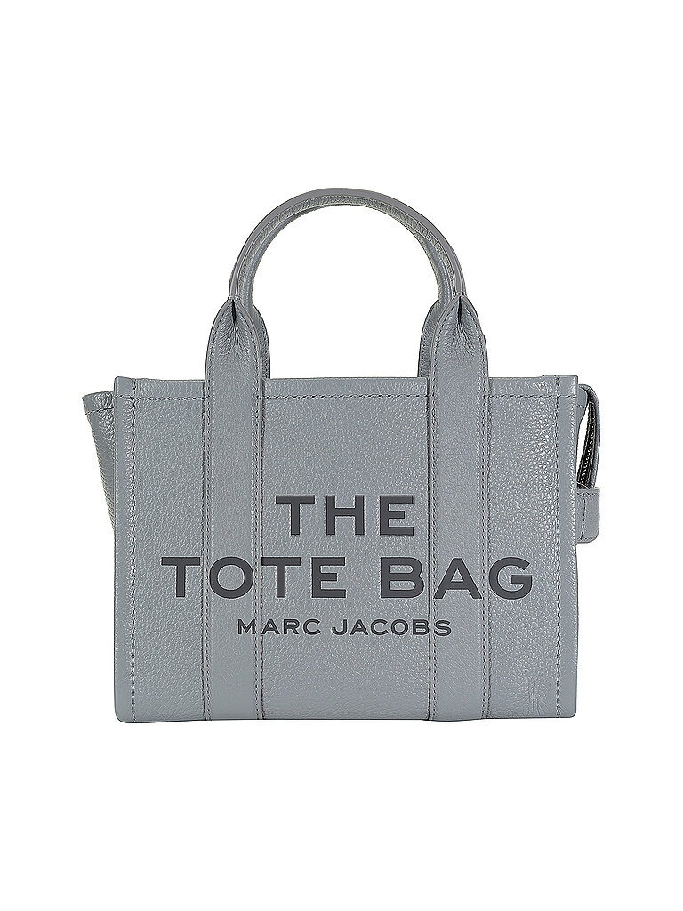 MARC JACOBS Ledertasche - Tote Bag THE SMALL TOTE LEATHER grau von Marc Jacobs