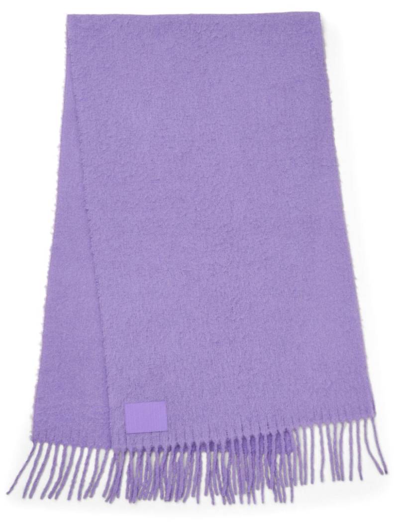 Marc Jacobs Cloud fringed scarf - Purple von Marc Jacobs