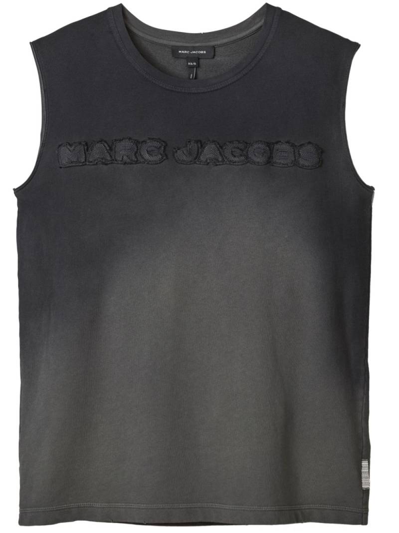 Marc Jacobs Grunge spray-effect tank top - Grey von Marc Jacobs