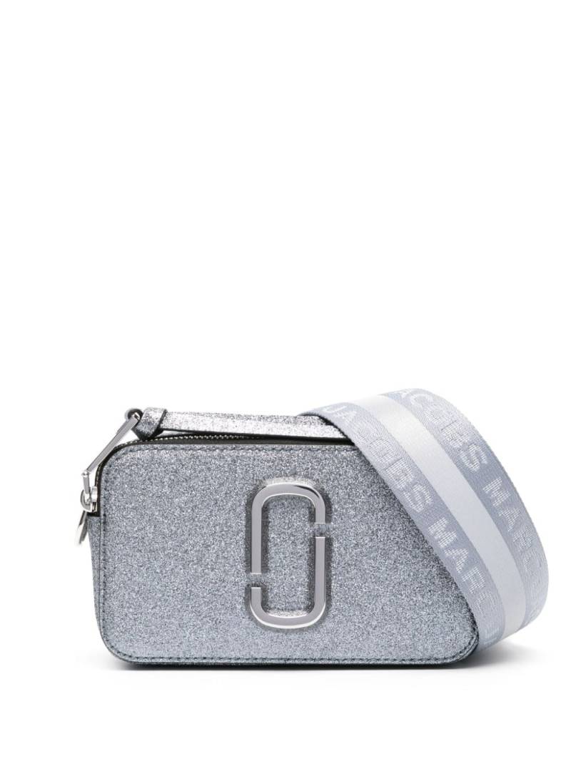 Marc Jacobs The Metallic Glitter Snapshot camera bag - Silver von Marc Jacobs