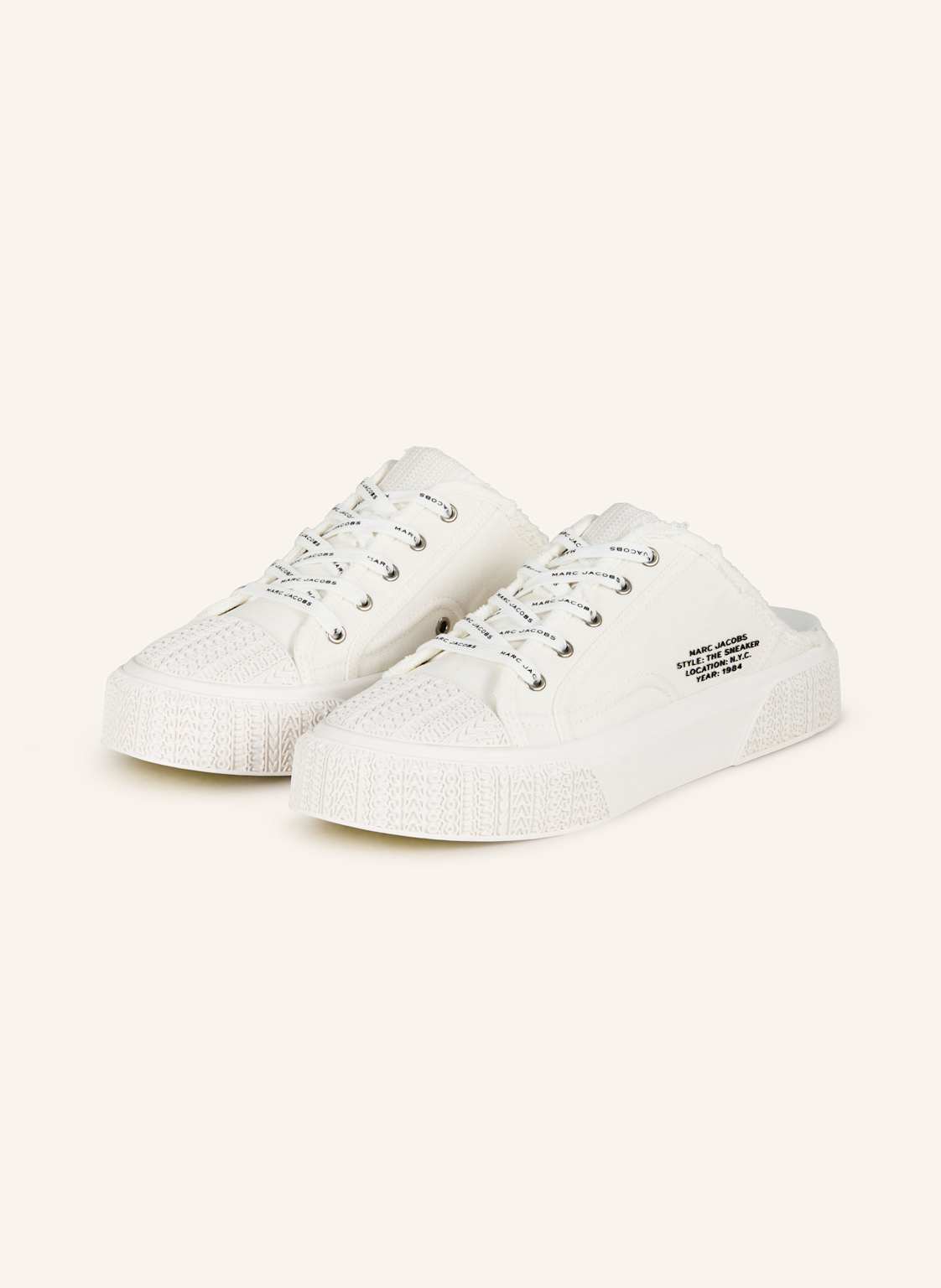 Marc Jacobs Plateau-Mules The Sneaker Mule weiss Marc Jacobs Plateau-Mules The Sneaker Mule weiss von Marc Jacobs
