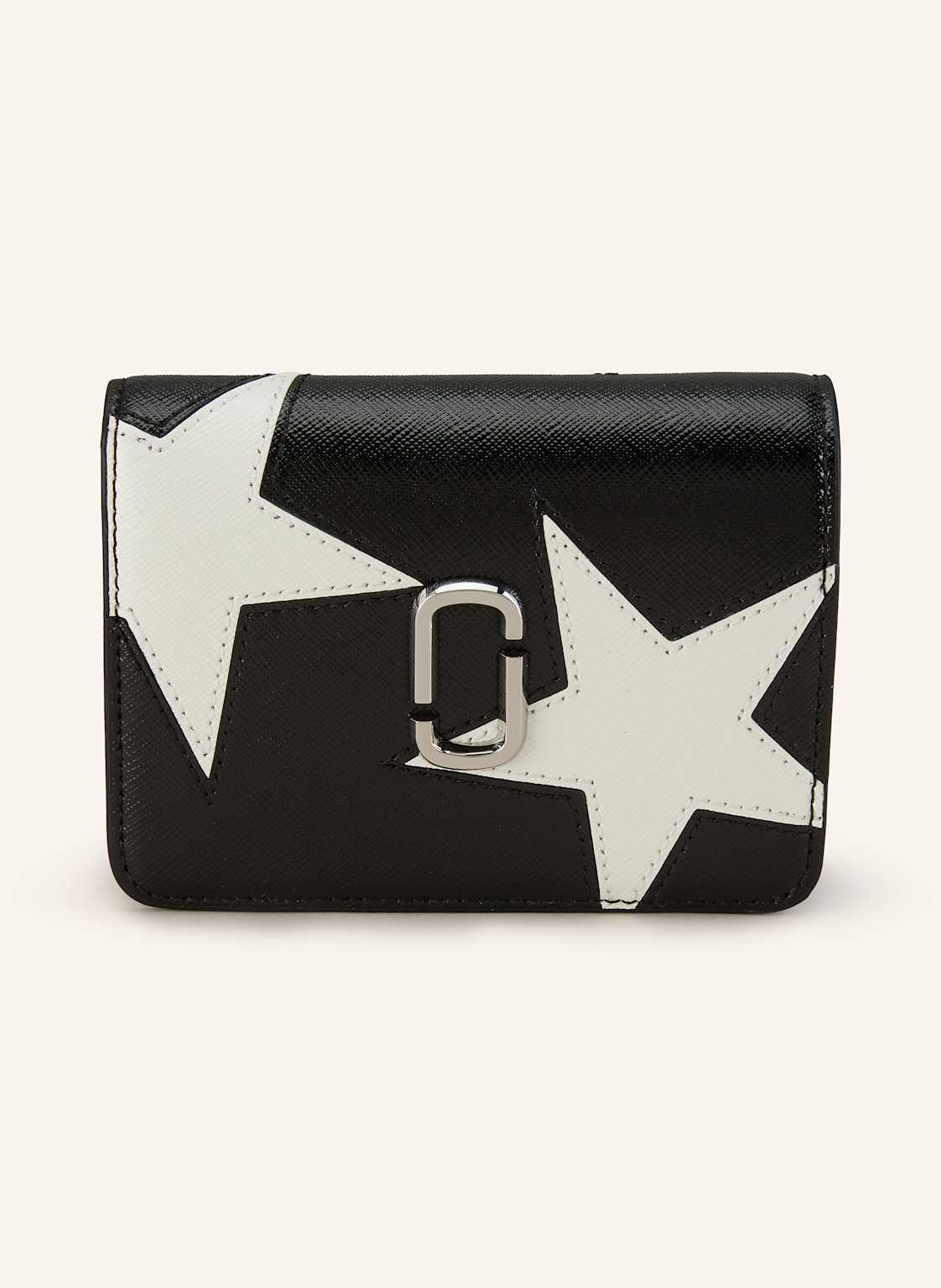 Marc Jacobs Saffiano-Geldbörse The Mini Compact Wallet schwarz Marc Jacobs Saffiano-Geldbörse The Mini Compact Wallet schwarz von Marc Jacobs