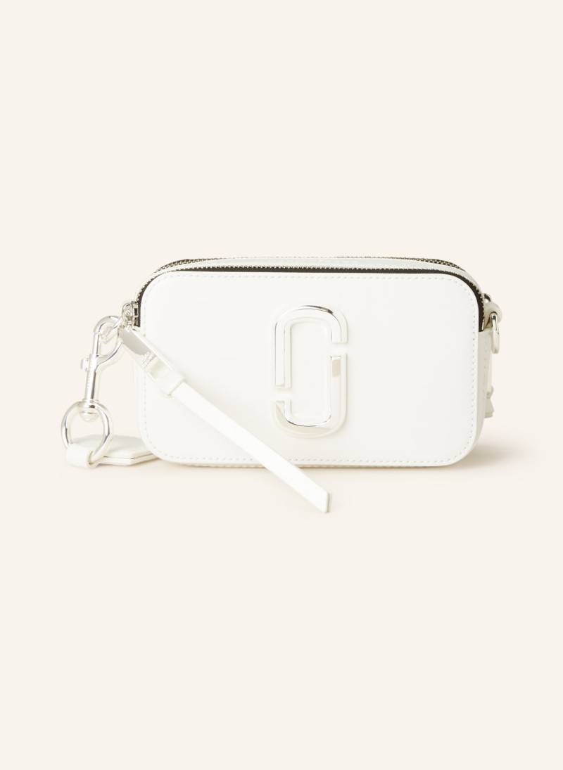 Marc Jacobs Saffiano-Umhängetasche Snapshot Dtm weiss von Marc Jacobs