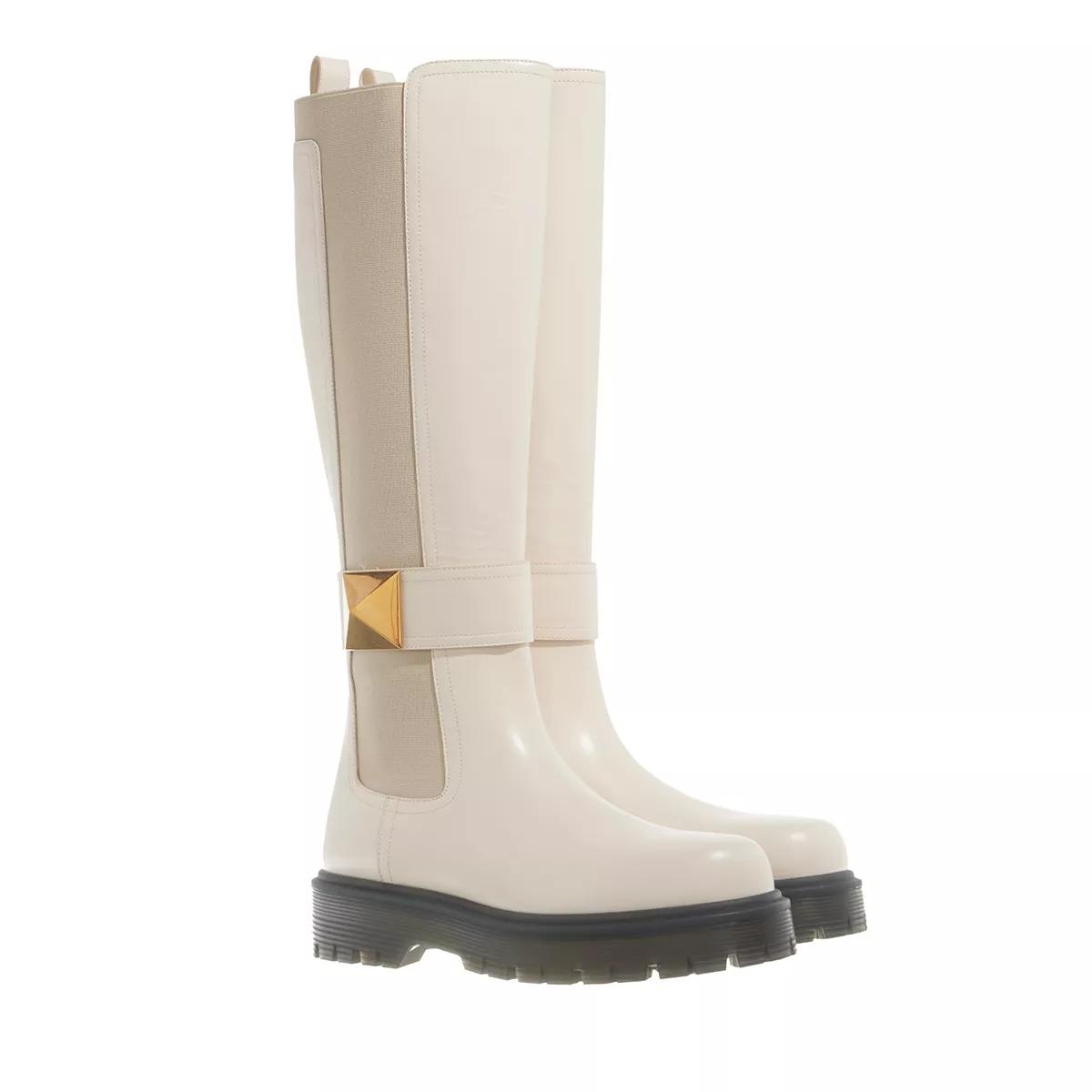Valentino Garavani Stiefel & Boots - One Stud High Boot - Gr. 38 (EU) - in Creme - für Damen Valentino Garavani Stiefel & Boots - One Stud High Boot - Gr. 38 (EU) - in Creme - für Damen von Valentino Garavani