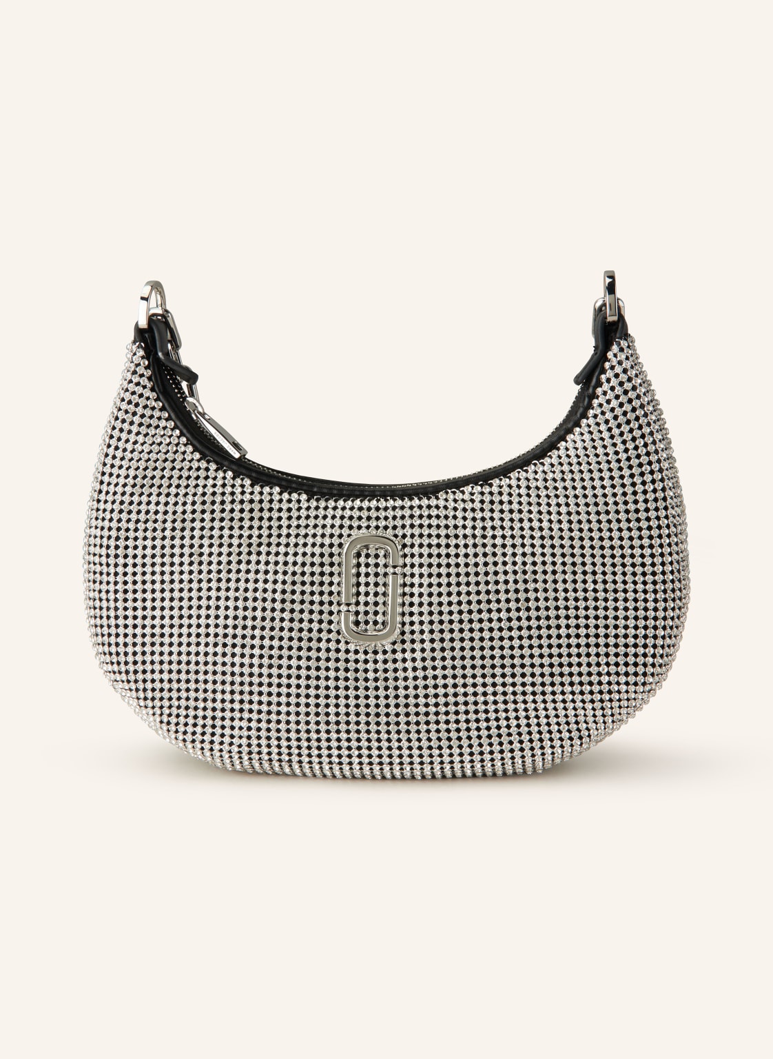 Marc Jacobs Schultertasche The Small Curce Mit Schmucksteinen silber von Marc Jacobs