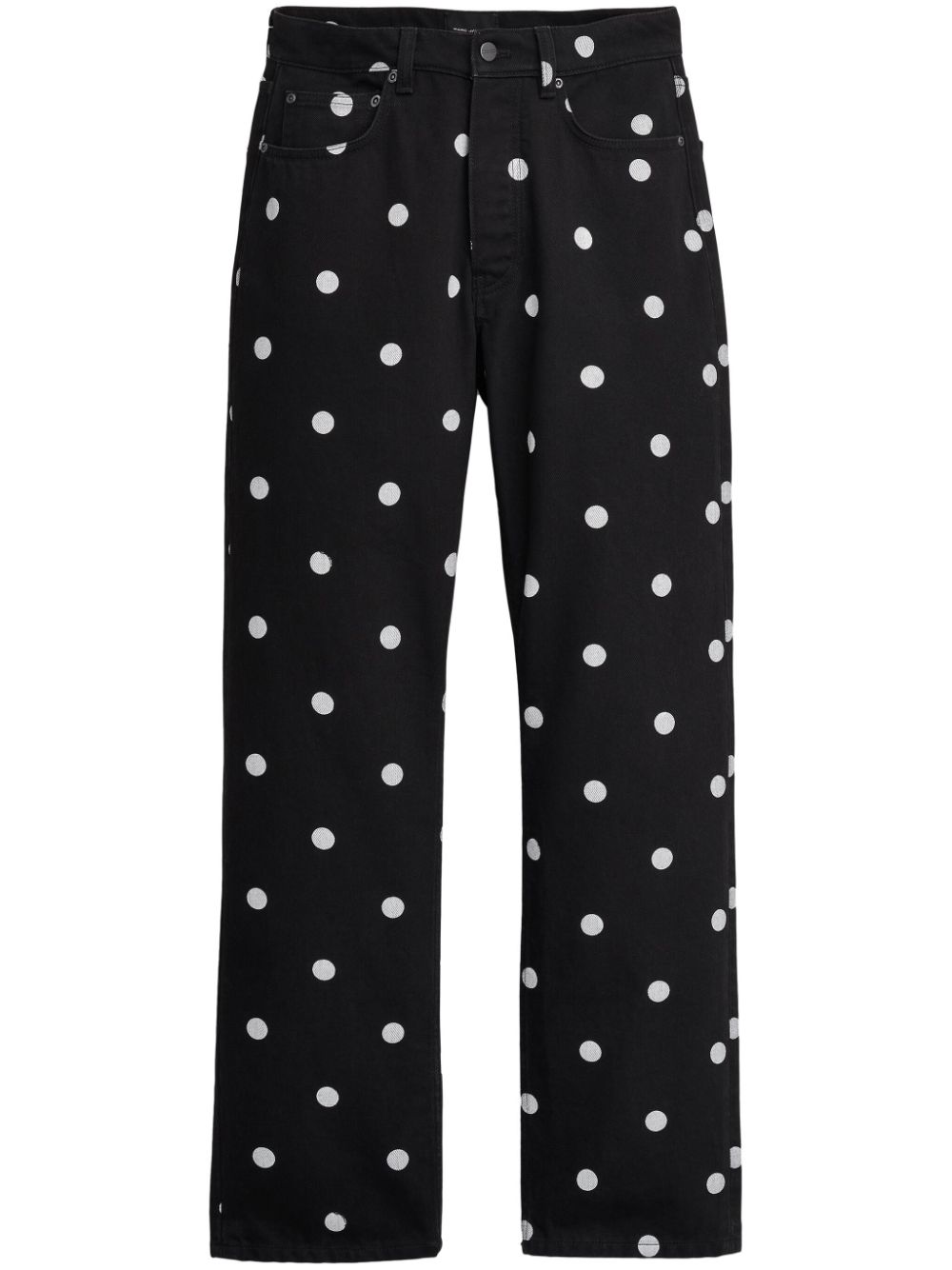 Marc Jacobs Spots straight-leg jeans - Black von Marc Jacobs