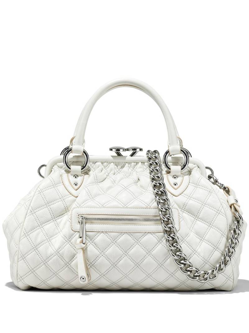 Marc Jacobs The Stam leather tote bag - White von Marc Jacobs