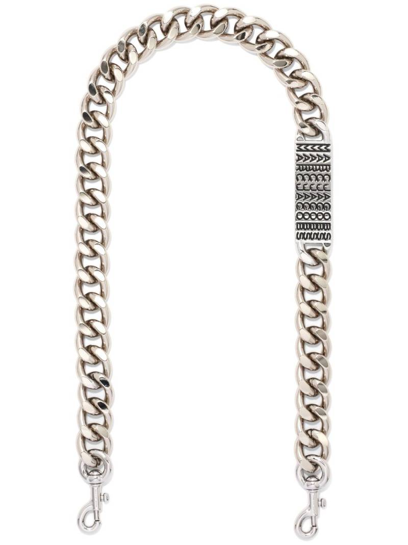 Marc Jacobs The Barcode Chain shoulder strap - Silver von Marc Jacobs