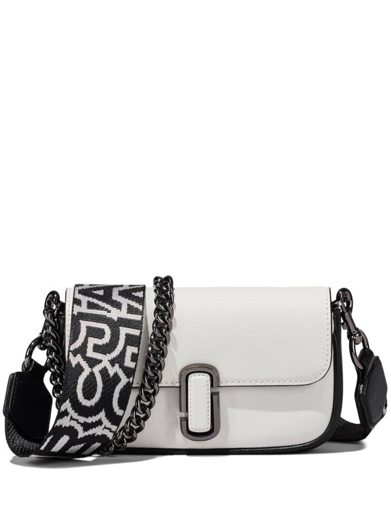 Marc Jacobs The Bi-Color J Marc mini bag - White von Marc Jacobs