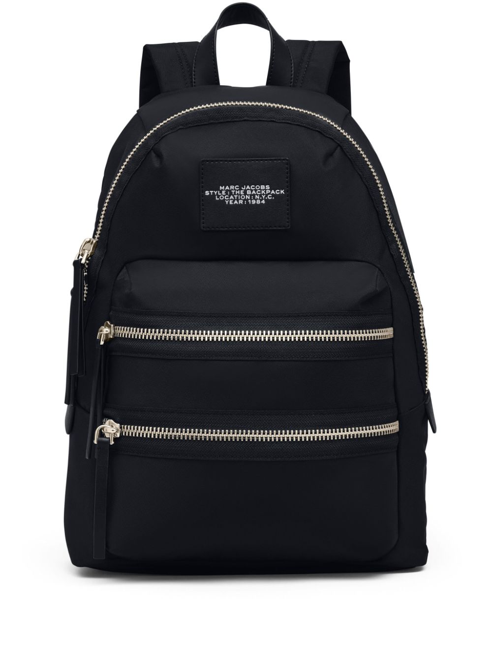 Marc Jacobs The Large Backpack' zipped backpack - Black von Marc Jacobs