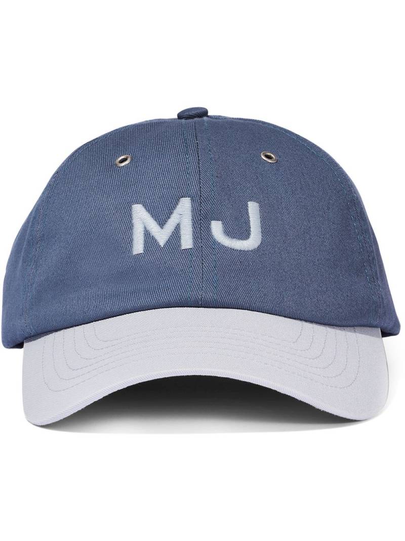 Marc Jacobs The Cap embroidered baseball cap - Blue von Marc Jacobs