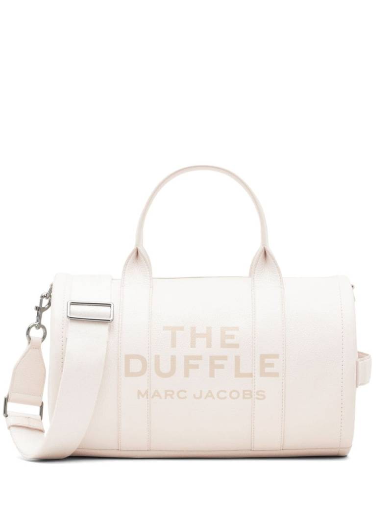 Marc Jacobs The Leather Large Duffle bag - White von Marc Jacobs