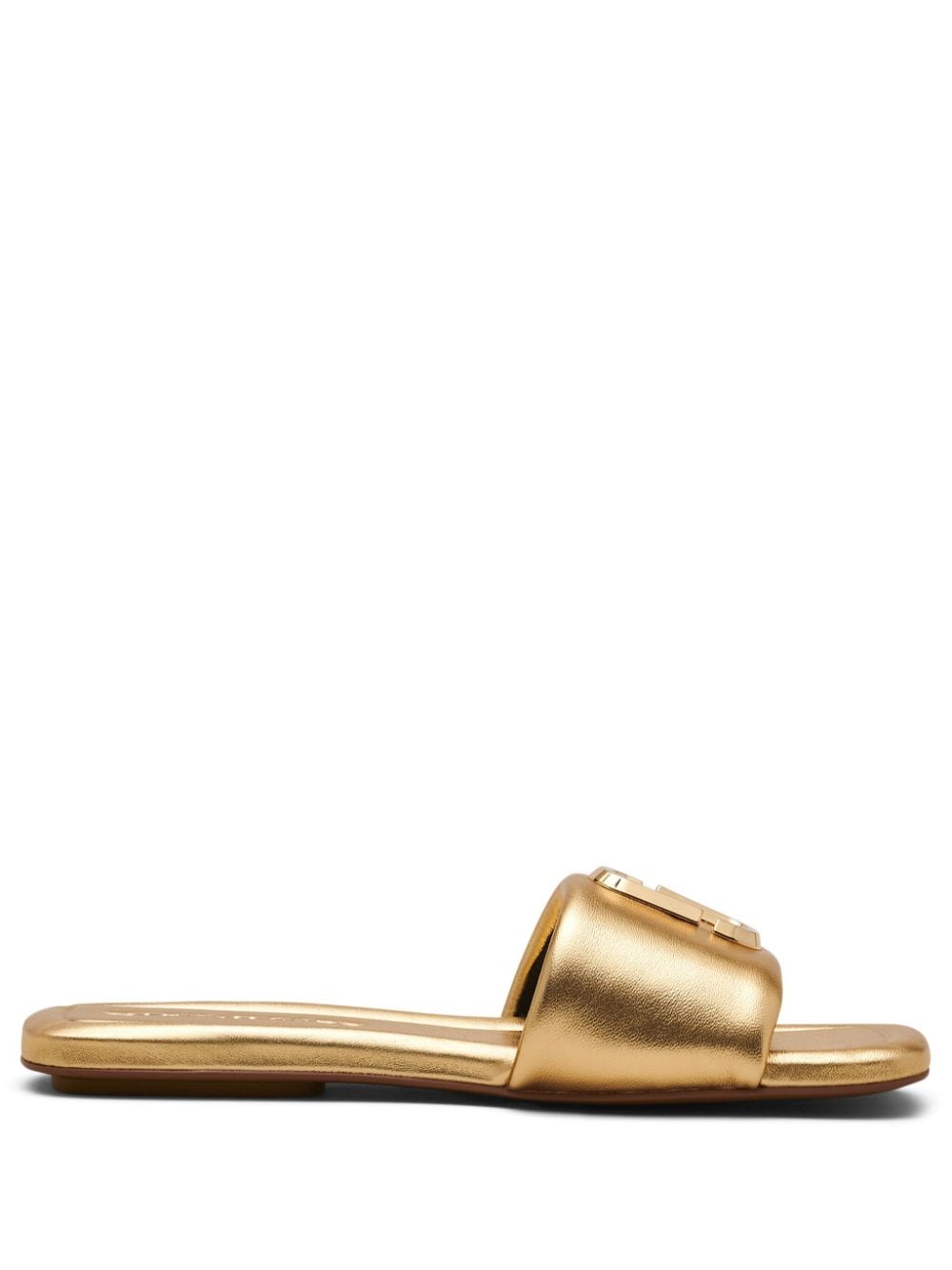 Marc Jacobs The J Marc leather mules - Gold von Marc Jacobs