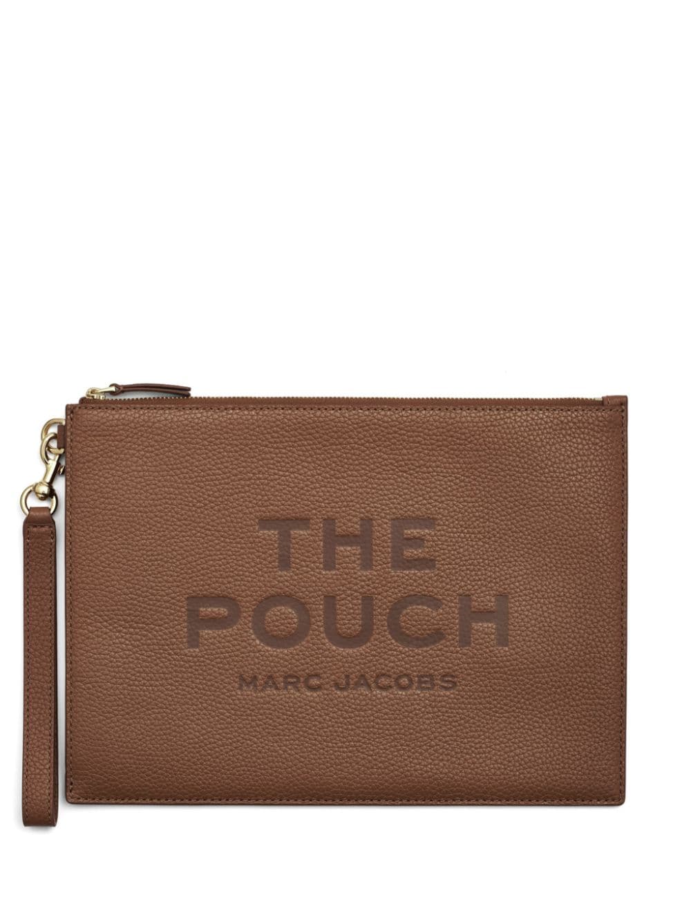 Marc Jacobs The Large Leather clutch bag - Brown von Marc Jacobs